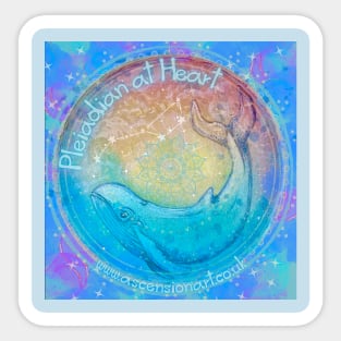 Pleiadian Whale Sticker